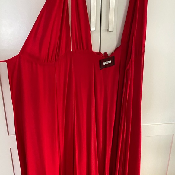 Reformation Red Dress Gown Size 2 - Picture 6 of 12
